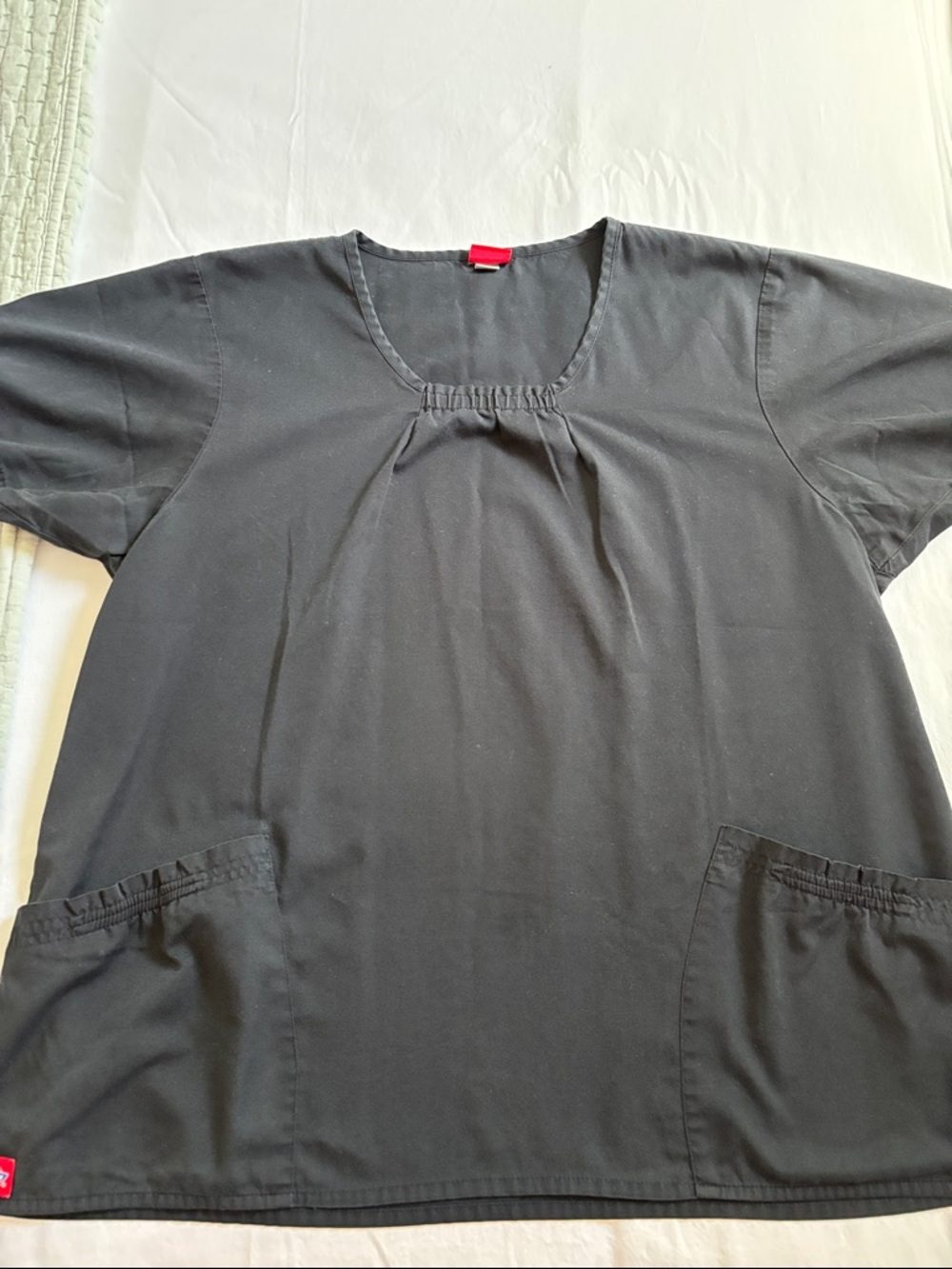 Dickies Black Scrub Top